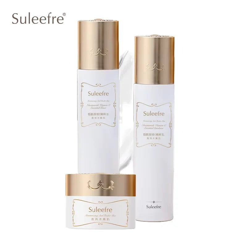 Suleefre Anti Aging Moisturizing Centella Skin Care Set Dry Face Pore Tightening Collagen Facial Skincare Kit