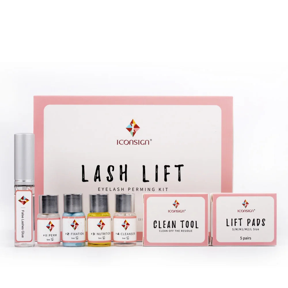 Eyelashes Lifting Kit Eyelash Perming Lash Perm Set Professional Makeup for Eyelash Growth Custom Logo Lash Lift Kit Latex Free