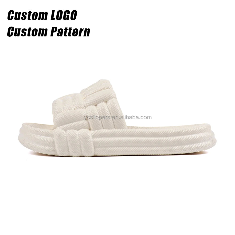 BreezeStep EVA Ladies Outsole Platform Style Home Slippers Footwear Breathable Beach Designer Slides Sandals for Women