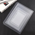 PP Plastic Divider with 2 Pockets Allowing Store Multiple Pages for Discbound 6 Holes Ring Binder A4 A5 A6 A7 Notebook Dividers