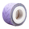 Square Hand Torn Sandpaper Roll Emery Cloth 80 Grit Three-in-one 70mm/12m Purple