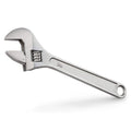 YUHANG 8-Inch Chrome-Plated Carbon Steel Hex Head Adjustable Spanner Wrench Metric System DIY Grade 500 N-m Max Torque 3-Year