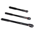 Black Carbon Steel Torque Wrench Set for Vehicles Preset Quick Lock Click Type Metric Measurement System DIY Grade OEM