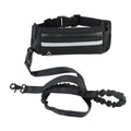 Retractable Hands Free Dog Leash for Running Waist Leash for Dog Walking and Durable Bungee for Jogging Biking and Running