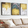Home Decoration Luxury Islamic Calligraphy Modern Gold Foil Poster Canvas Print Paintings Pictures Wall Art