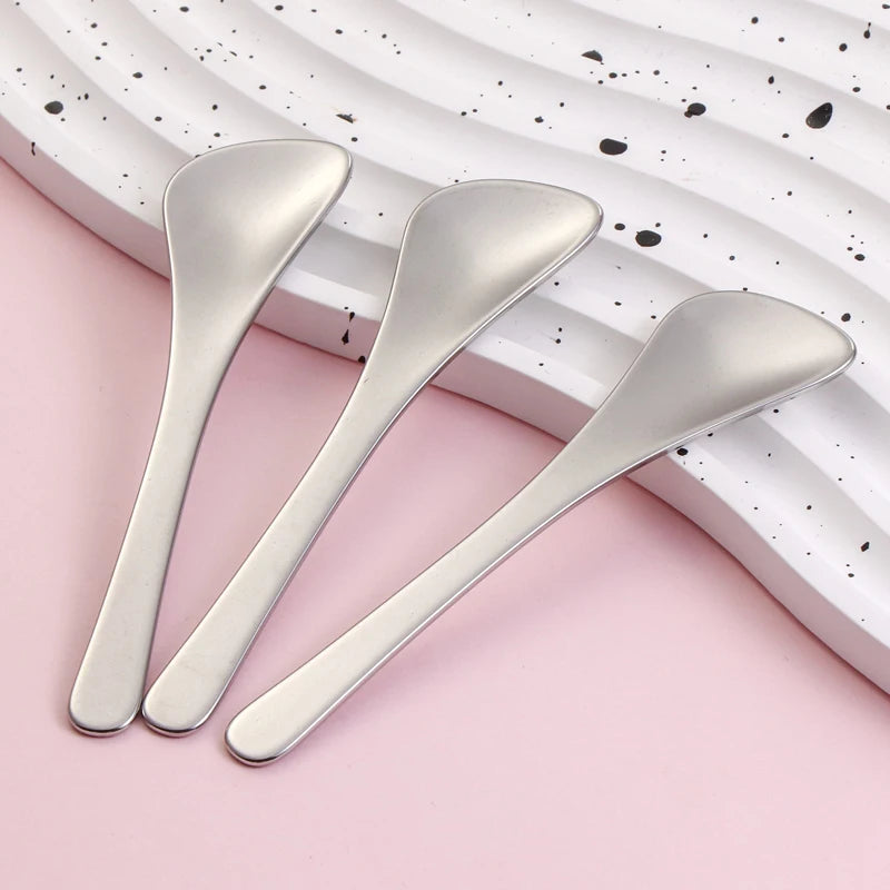 Kinwong WS21001 Hot Selling Stainless Steel Spatula Beauty Tool for Skincare Cream and Makeup