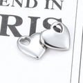 Waterproof Stainless Steel Pendant for Jewelry Making DIY Necklace Sweat Resistant Heart Shape Pendant
