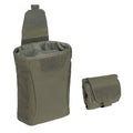 TOPTACPRO Drop Pouch 500D Cordura Nylon Tactical Dump Pouch MOLLE Foldable Recycling Bag