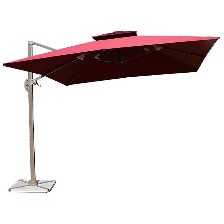 FEAMONT Single Pattern Straight Patio Parasol Umbrella Outdoor Garden Shade for Adults Cantilever Style Beach Umbrella Made