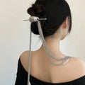 2023 New Fashion Hair Tassel Piece Long Chain Tassel Long Chain Tassel Stick Hair Clip Accessories