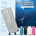 Large Size Rolling Luggage Long Fins Box Hard Case Diving Equipment Freediving Fins Case with Roller MegaBDM