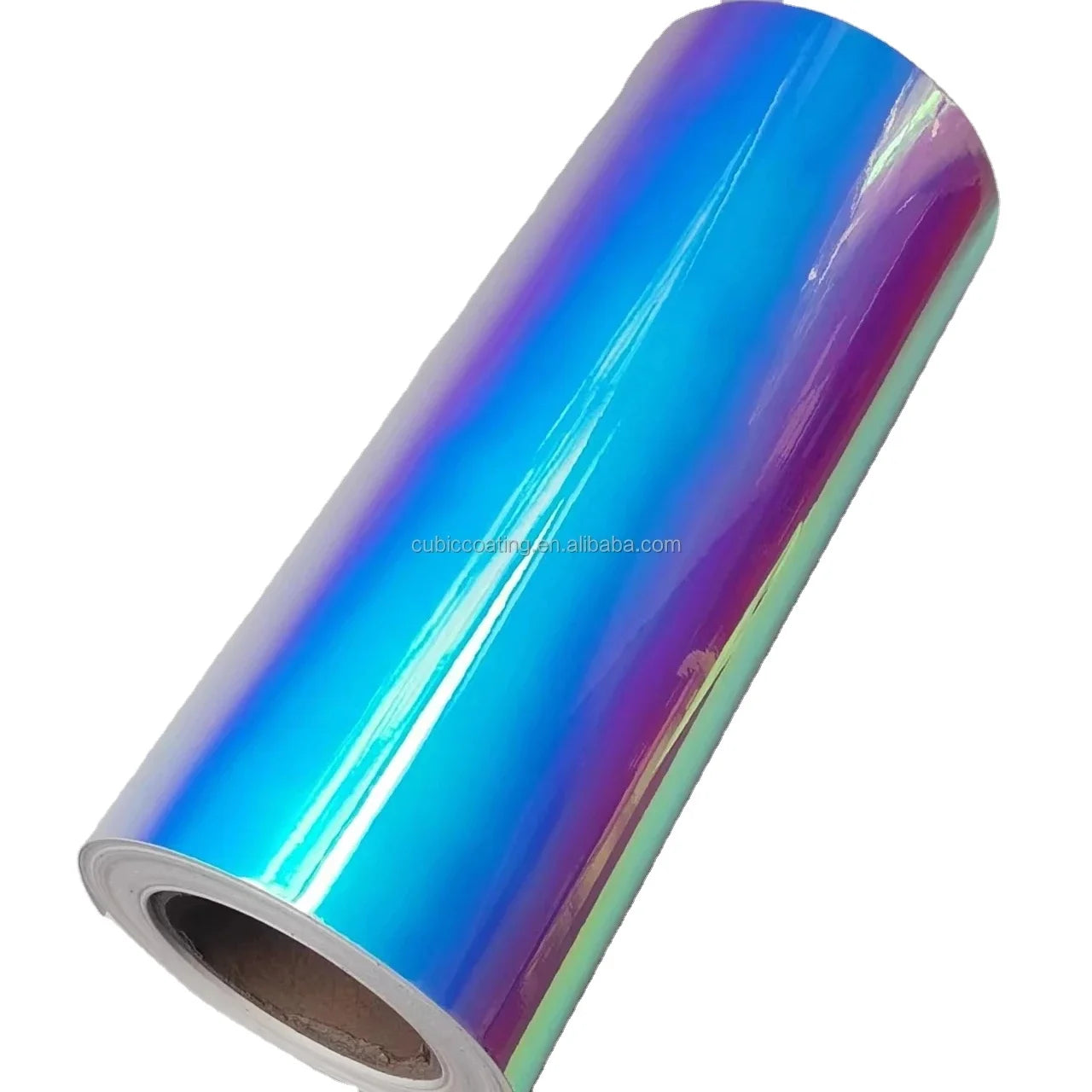 Custom Pet Printable Hologram rainbow Self-adhesive Vinyl Inkjet Labels Printing Paper Waterproof Holographic Sticker Rolls