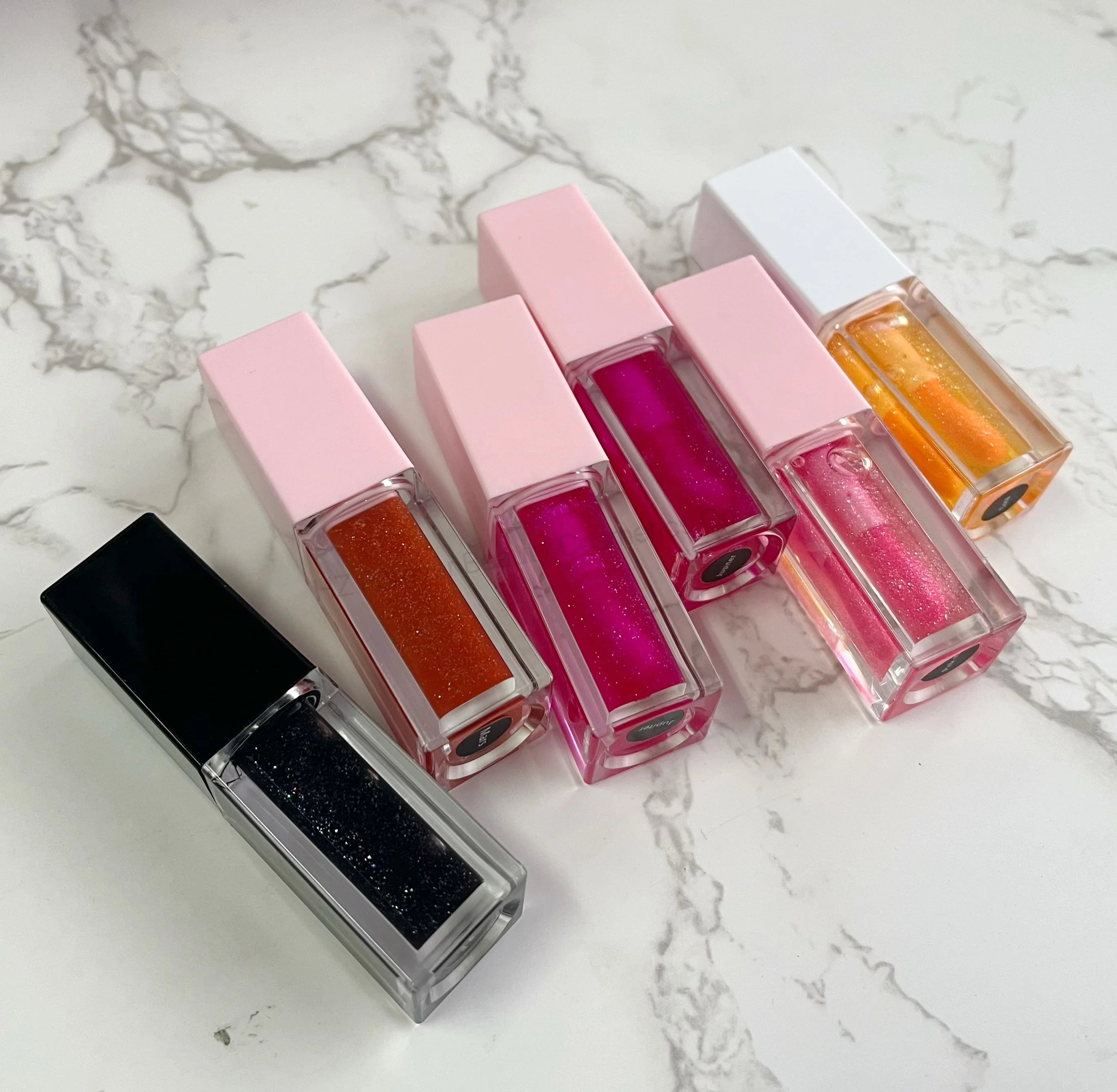 Top Trending Travel Size Tinted Lip Oil Shimmer Fruit Scent Moisturizing Waterproof with Mineral Ingredients Private Label