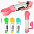 Portable Dog Water Bottle with Food Compartment Multifunctional Eco-friendly Plastic Outdoor Travel Shovel