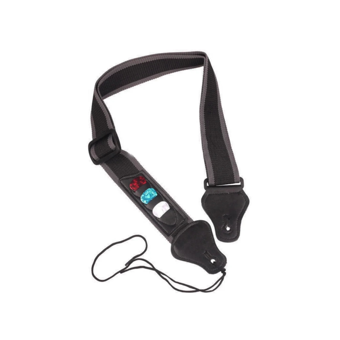 Wholesale Adjustable Custom Oem Guitar Strap with Guitar Pick Holder for Stringed Musical Instrument Guitar Part and Accessories