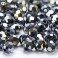8mm Czech Round Spacer Glass Beads Shiny Ball Beads for Jewelry Making DIY Bracelet Necklace Accessories Crystal Beads