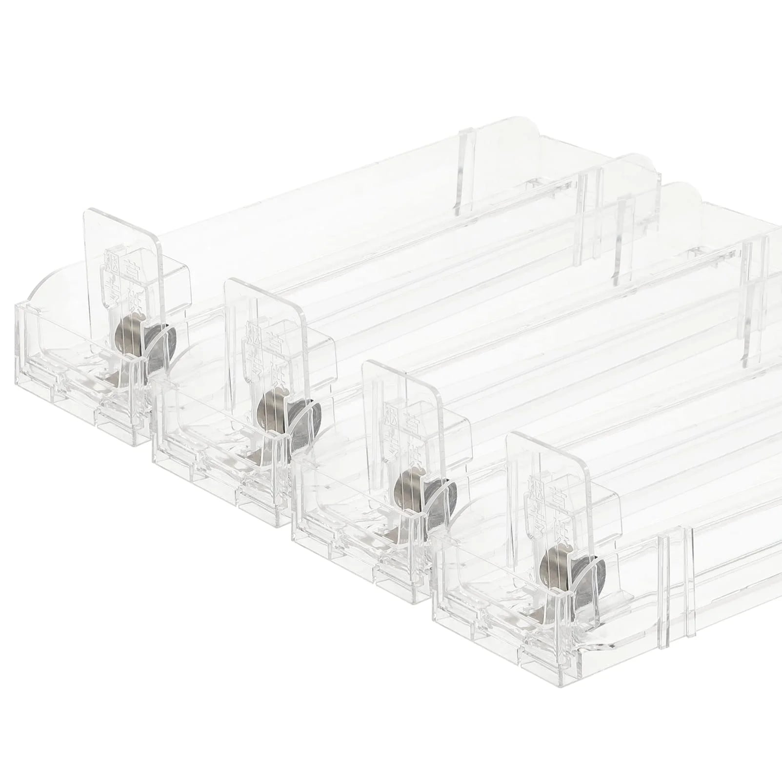 Shelf Rollers Cigarettes Display System 28.2*6.4*7CM  Double Side Cigarettes Pack Pusher Freezer Shelf Dividers