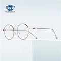 Teenyoun Factory Wholesale New Design Retro Round Metal Eyewear Frame Computer Blue Light Blocking Glasses Custom Logo