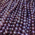 9-11mm AAAA Natural Purple Round Edison Pearl Large Size Freshwater Loose Pearl for Handcraft Jewelry Making in Bulk Wholesale