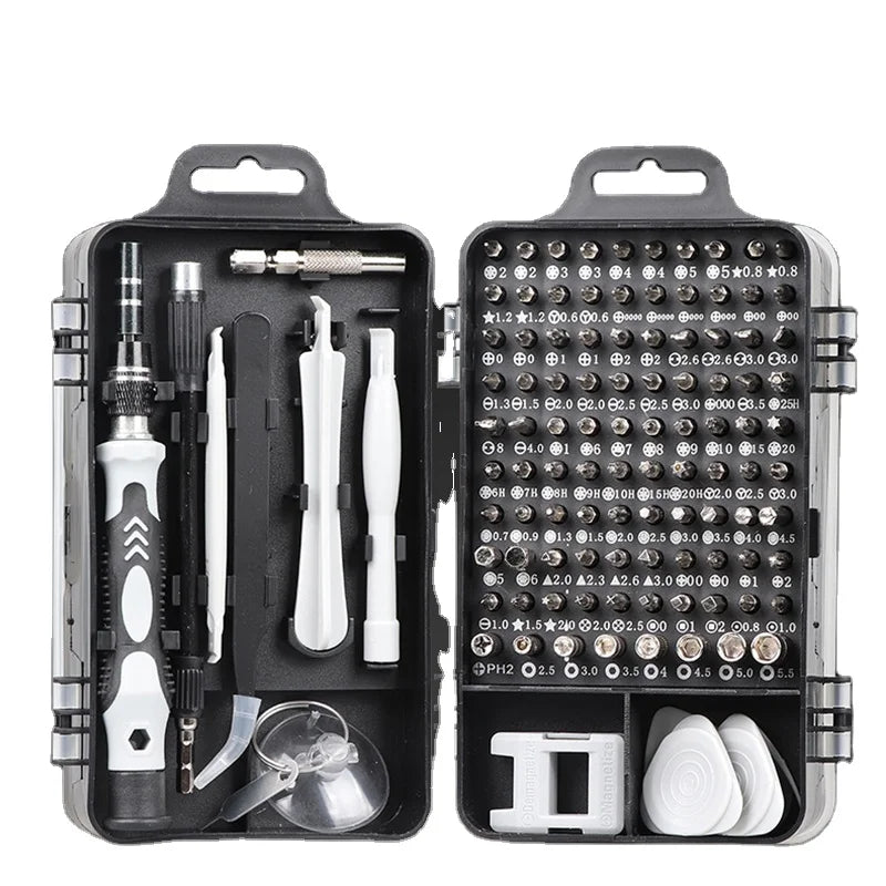 115 in 1 Screwdriver Set Screw Driver Bit Set Multifunctional Precision Mobile Phone Glasses Watch Disassembly Repairer Tool