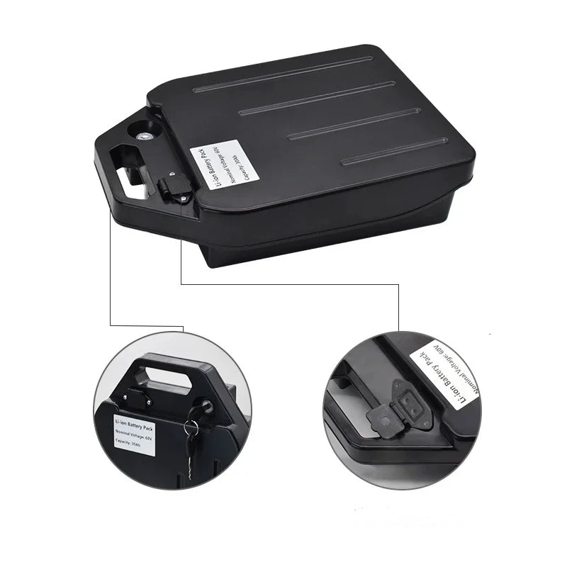 VICTPOWER Customized 60V Lithium Battery Pack 12Ah-25Ah Cylindrical Ion Batteries for Electric Bicycle Bike Motorcycle