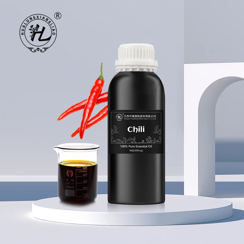 HL - Natural Cayenne Pepper Extract Oleoresin Capsicum 10% Supplier1kg Bulk Chili Essential Oil for SkinHair & Pain