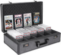 Graded Card Storage Case for 200+ Sport Trading Slabs Protector W/Lock