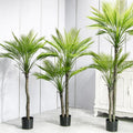 PVC/PE Artificial Palm Tree Eco-friendly Durable Evergreen Anti-Ultraviolet Luxury 160cm Space Decor Outdoor Indoor Use