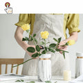 Hot Selling New Modern Luxury Floreros Marble Style Ceramic Porcelain Flower Vases for Home Decor