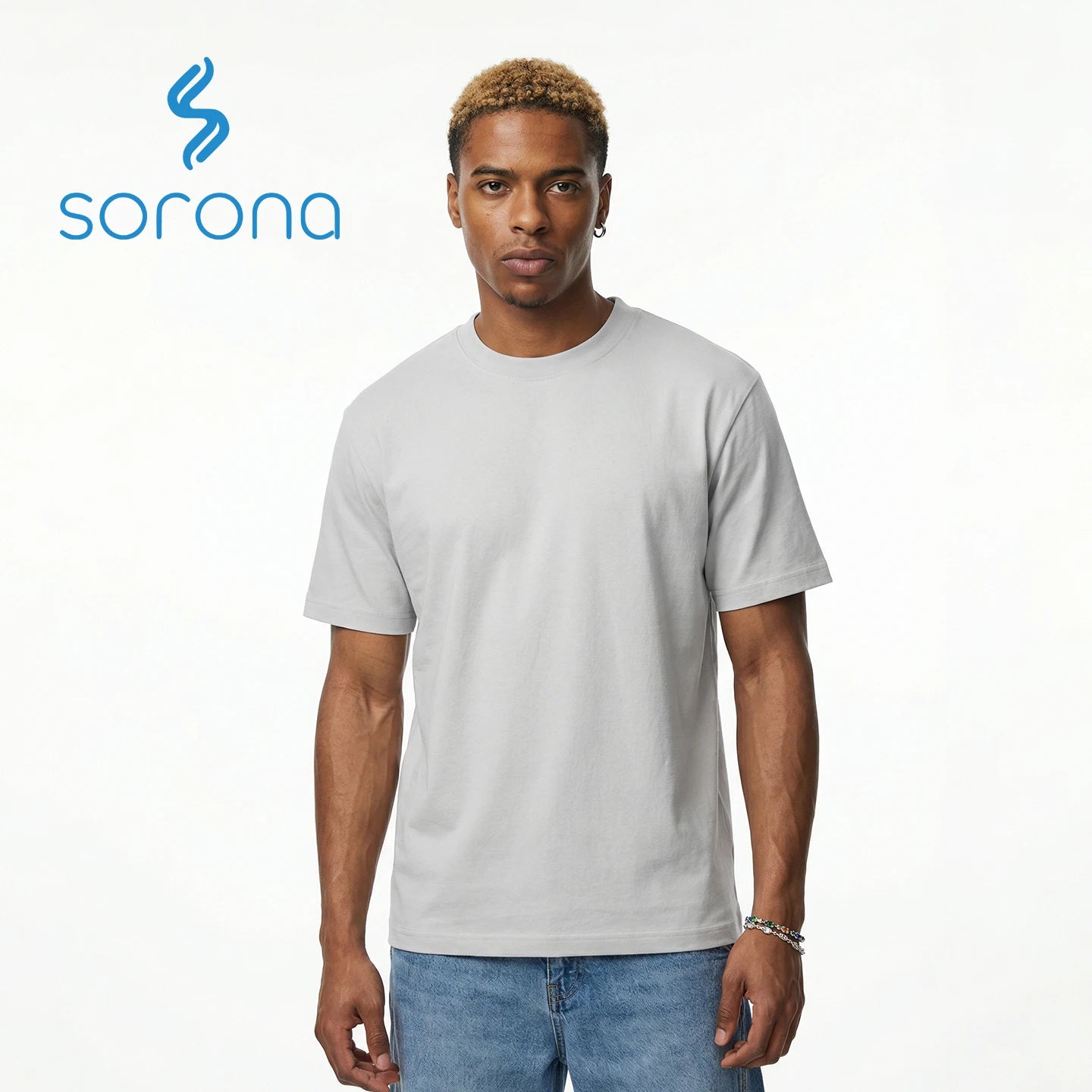 QUICKSHOW Blank Fashion Basic 220gsm Cotton Tshirt Premium Quality Streetwear Plain Unisex Oversized Tshirts