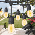 Grade Patio String Lights IP65 Waterproof S14 Dimmable Shatterproof LED Bulbs Outdoor Lights for Party Backyard Cafe Bistro
