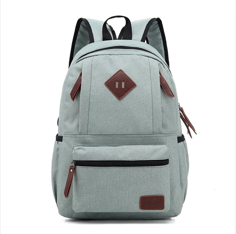 Wholesale Waterproof Teenagers School Bag Customize Logo Fashion Backpack College Students Laptop Bookbag
