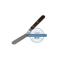(ALCT-IC004) Hot Sale Stainless Steel 4" Small Offset Spatula Cake Cream Spatula Plating Decorating Spatula with Wooden Handle