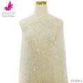 2022 Yellow Embroidery Lace Fabric With Beads Beautiful French Sequin Bridal Dress Laces HY1592-4