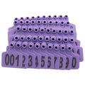 PE Factory Price Pink Laser Lettering With Numbers Animal Cattle Cow Ear Tag