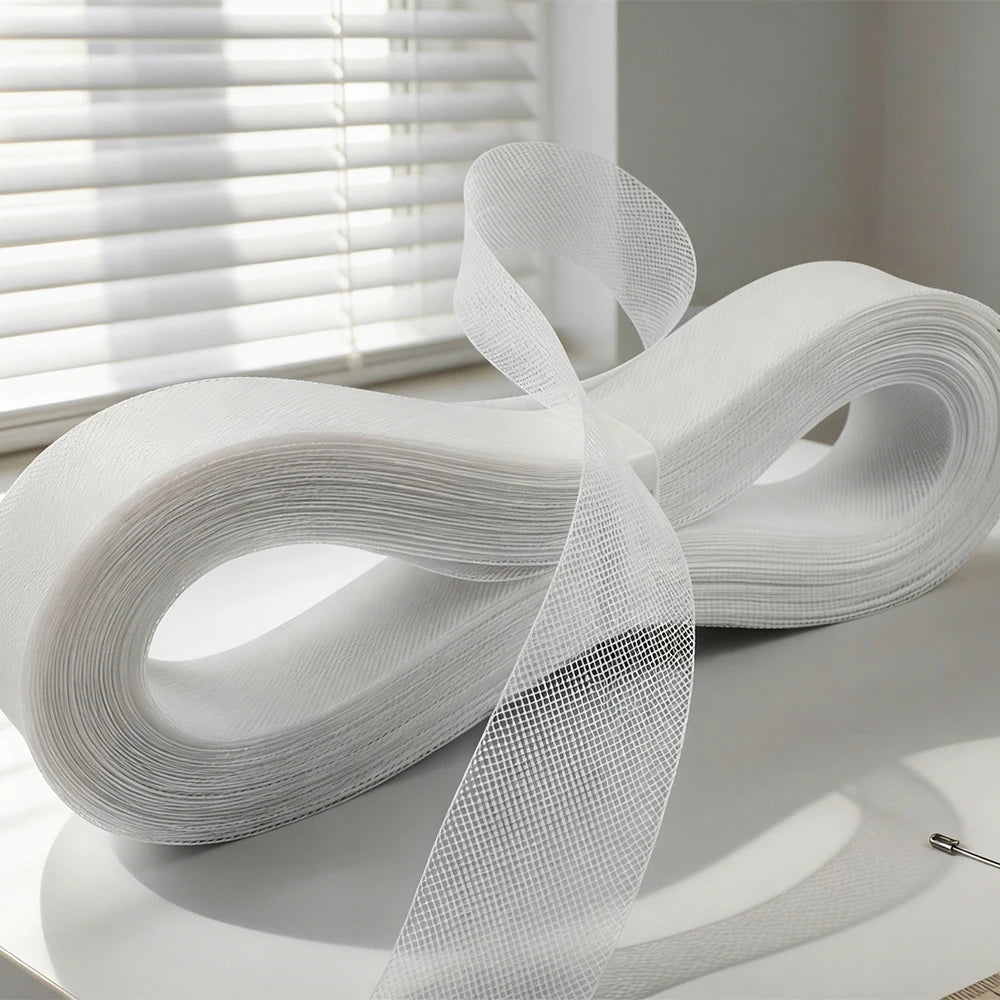 2" (5 Cm) White Black Hard Stiff Horsehair Braid / Crinoline Trim /Horsehair for Wedding Dress Bridal Dress Evening Dress