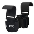 Custom Logo Heavy Duty Neoprene Gym Workout Gloves with Wrist Straps Pull-up Deadlift Weight Lifting Hooks