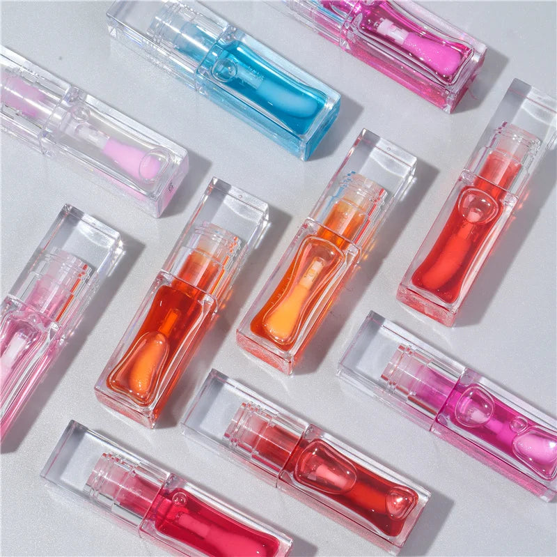OEM&ODM Wholesale Cruelty Free Clear Sheen Glossy Hydrating Lip Balm Lip Care Makeup Nourishing Tinted Shine Lip Gloss