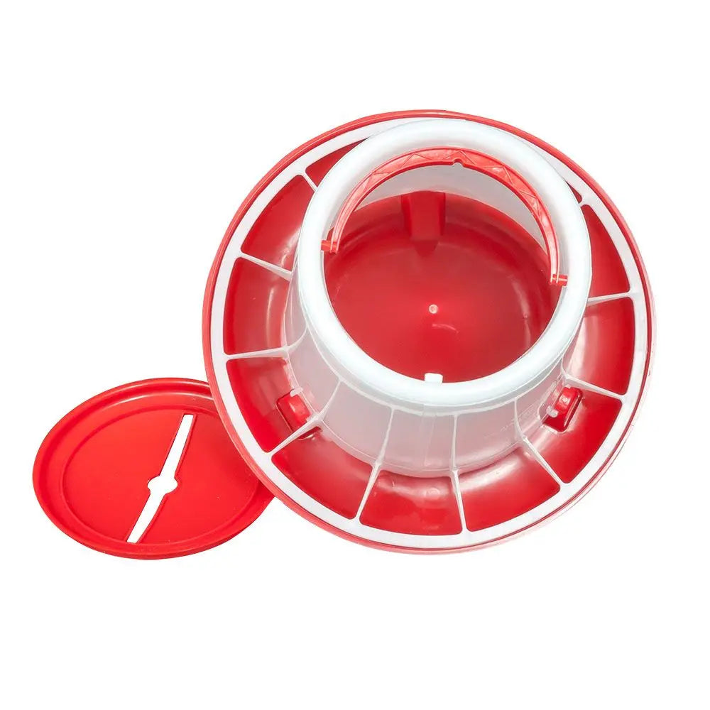Wholesale Berys 1.5kg Automatic Chicken Feeder System Portable Plastic PP Material Red White 1 Year Warranty Easy Operate New