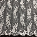 Elegant Soft Eyelash Chantilly Lace Fabric Flower Design Wholesale LT20830