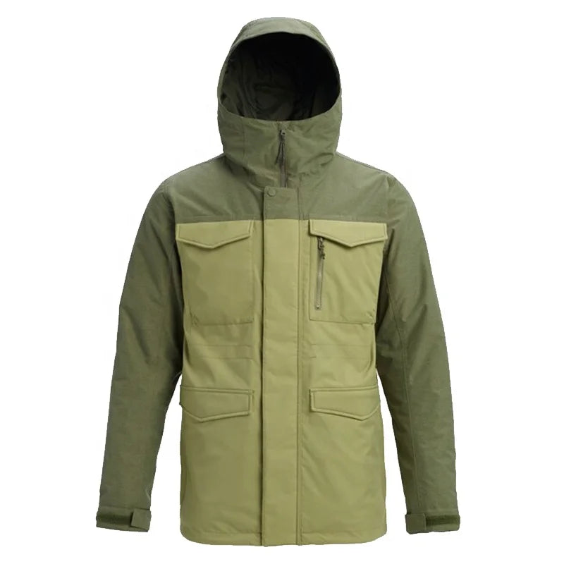 Men's Waterproof Ski Snowboarding Jacket Windproof Warm Coat