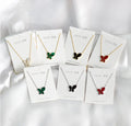Free Shipping Stainless Steel Jewelry Plated New Women Design Jewelry Butterfly Pendant Necklace Gift Chain Party
