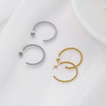 European American Exaggerated Circle Earrings Fashion Jewelry Earrings Temperament Stainless Steel Earrings for Women