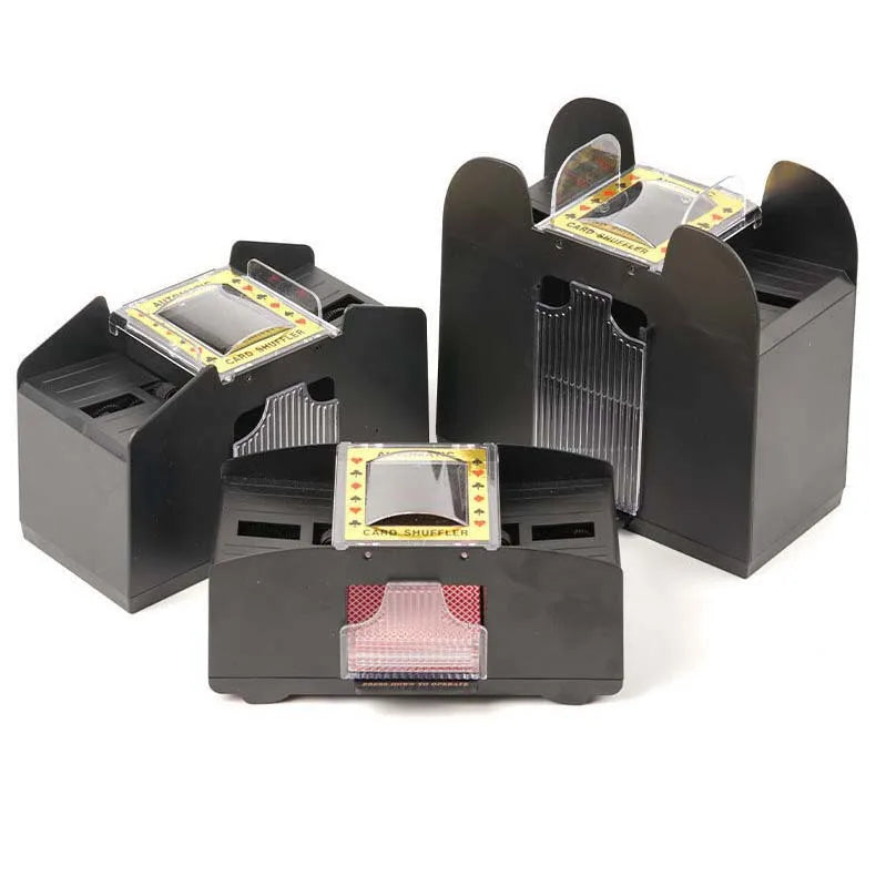 Electric Semi-Automatic 6 Decks Poker Shuffler Casino Robot Card Shuffler Machine