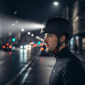 Gudook New CE Adult Bike Riding Bicycle Led Light Helmet with Front and Rear Signal Light