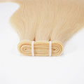 100% Virgin Remy Indian Hair Flat Weft Extensions Double Drawn All Colors