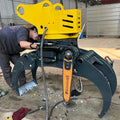 Multifunctional Grapple Saw Forestry Machinery Tree Cutting Grabber for Excavator