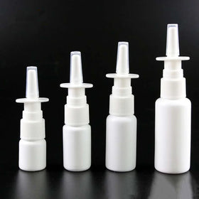 Best Selling Products Eco-friendly Customized Logo Empty White Container 20ml Plastic Nasal Spray Bottle