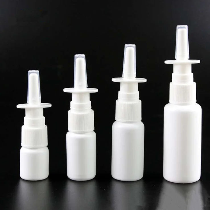 Best Selling Products Eco-friendly Customized Logo Empty White Container 20ml  Plastic Nasal Spray Bottle