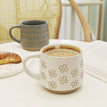 Retro Speckled Glaze Cafe Home Hotel Used Custom logo Tea Cups Coffee Mug Milk Porcelain Mug with Handle